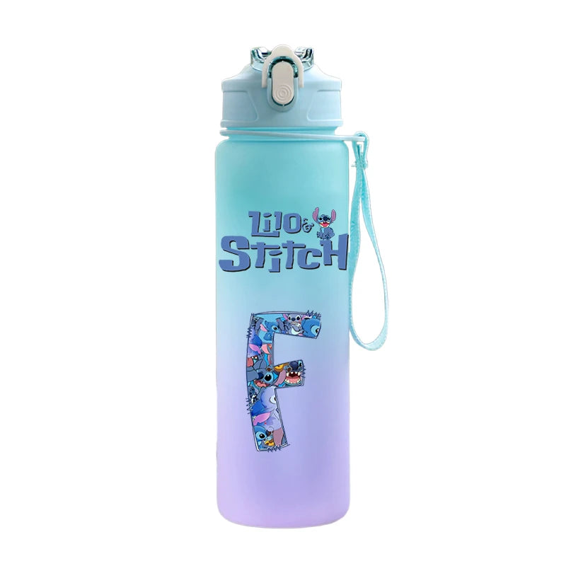 750ML Cartoon Lilo & Stitch Water Bottle – Large Capacity Portable Sport Bottle for Kids