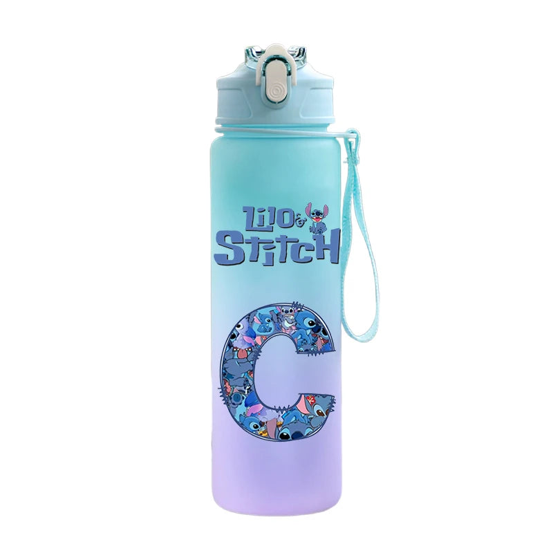 750ML Cartoon Lilo & Stitch Water Bottle – Large Capacity Portable Sport Bottle for Kids