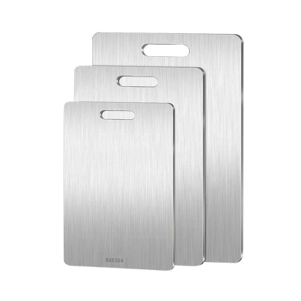 316 Stainless Steel Chopping Board – Double-Sided Cutting & Kneading Board