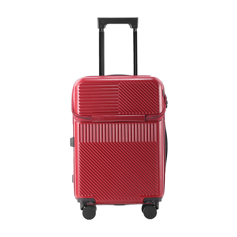 US Multi-Functional Front Fastening Luggage – Large Capacity Travel Suitcase