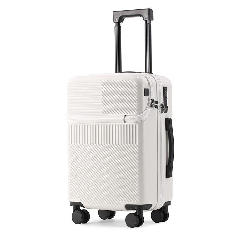 US Multi-Functional Front Fastening Luggage – Large Capacity Travel Suitcase