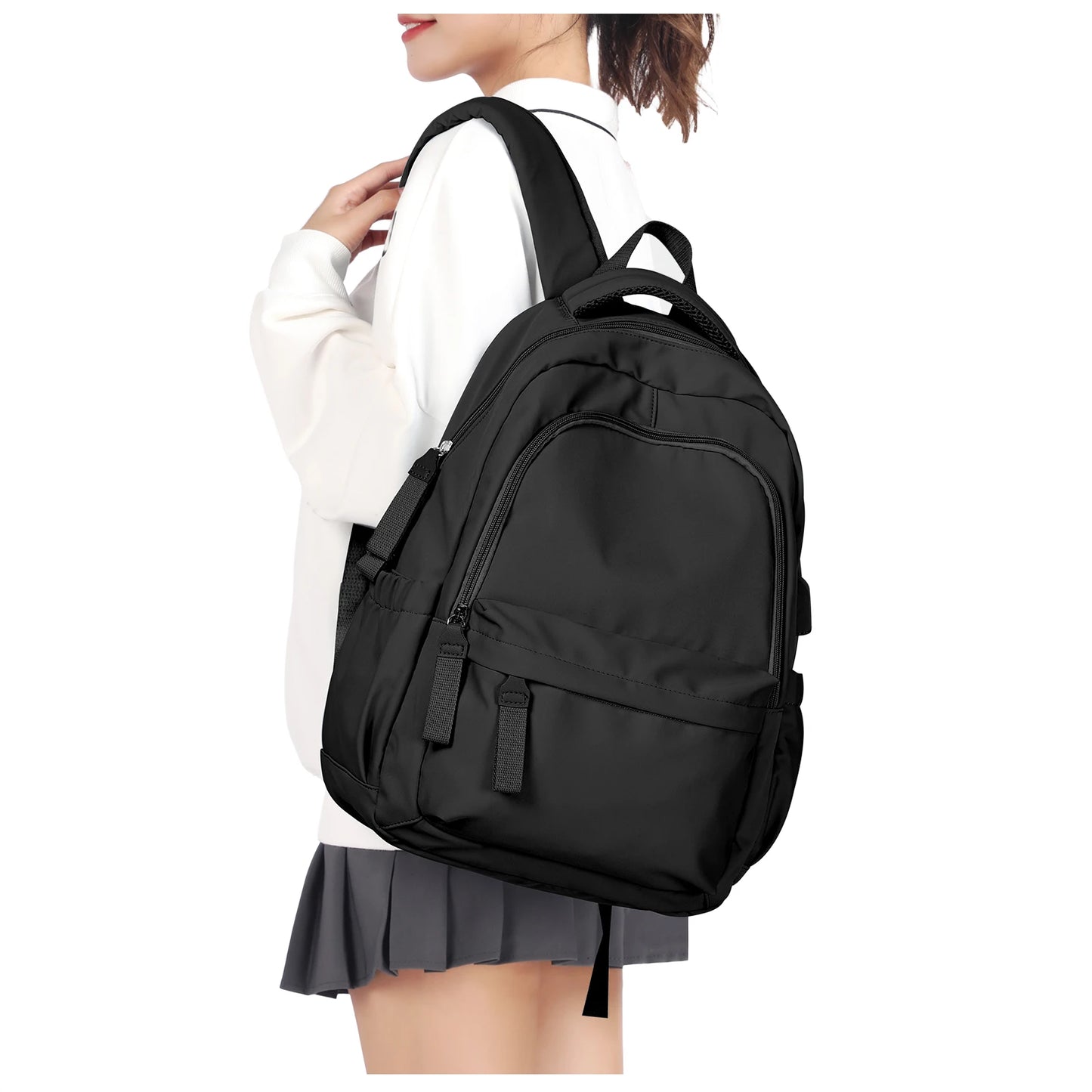 Laptop Backpack for Women – Anti-Theft Work Backpack, School Bag, Nurse Backpack, Bookbag for Teen Girls & Boys (Fits 14-Inch Laptop)