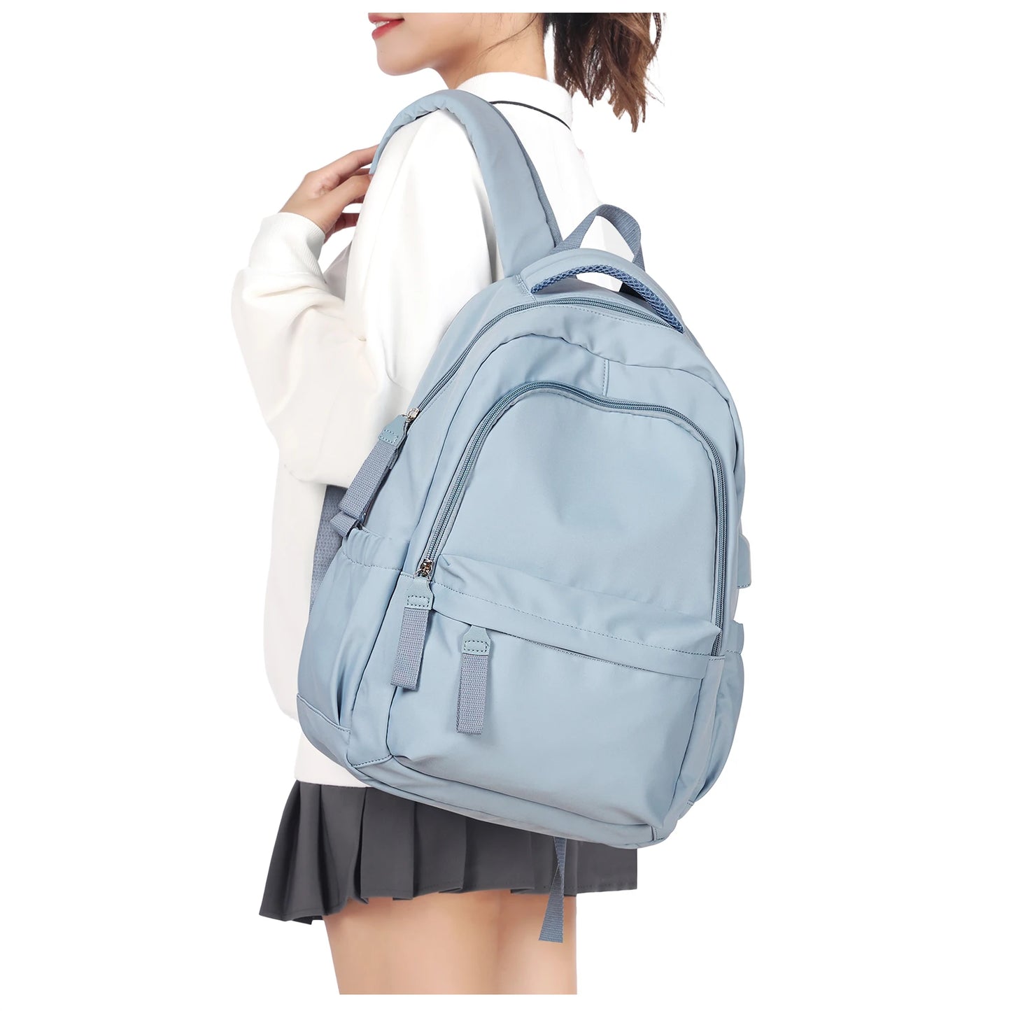 Laptop Backpack for Women – Anti-Theft Work Backpack, School Bag, Nurse Backpack, Bookbag for Teen Girls & Boys (Fits 14-Inch Laptop)