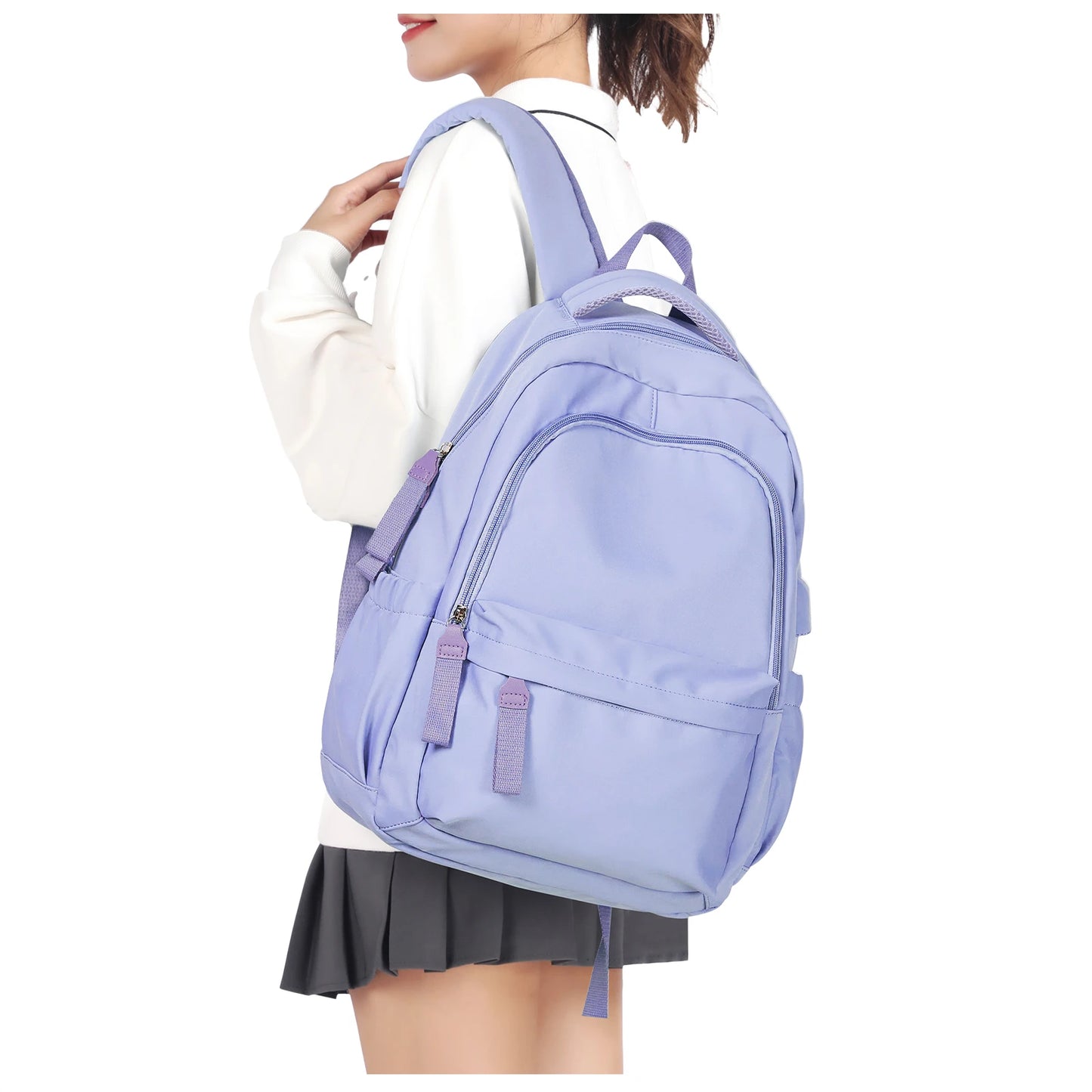 Laptop Backpack for Women – Anti-Theft Work Backpack, School Bag, Nurse Backpack, Bookbag for Teen Girls & Boys (Fits 14-Inch Laptop)
