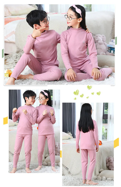 Kids Thermal Underwear Set – Autumn Winter Baby & Toddler Pajamas | Warm Sleepwear Clothing