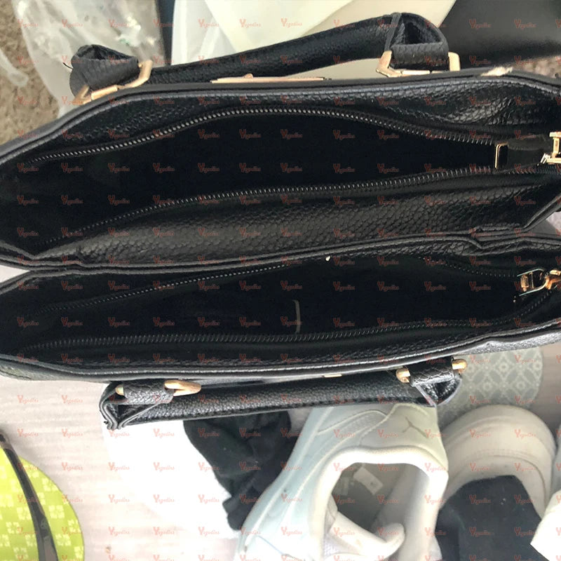 Women’s Beading Pendant Handbag – Embossed Shoulder Bag & Messenger Bag with Hairball Accessory