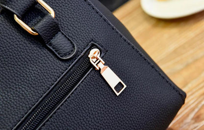 Women’s Beading Pendant Handbag – Embossed Shoulder Bag & Messenger Bag with Hairball Accessory