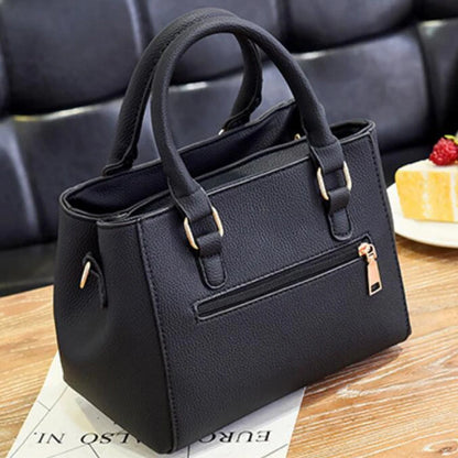 Women’s Beading Pendant Handbag – Embossed Shoulder Bag & Messenger Bag with Hairball Accessory