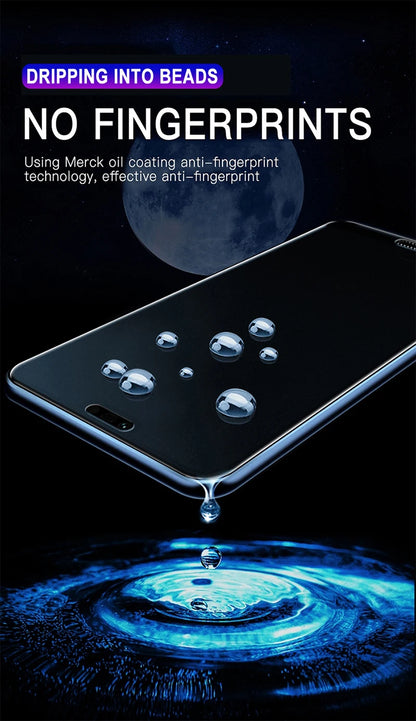 Explosion-Proof Ceramic Screen Protector for iPhone 7–14 Pro Max | Full Cover Soft Film Anti-Scratch Protective Glass