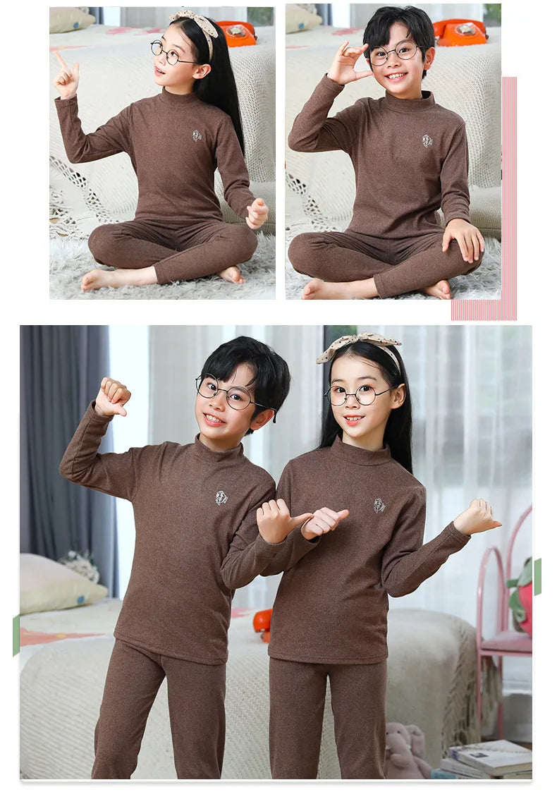 Kids Thermal Underwear Set – Autumn Winter Baby & Toddler Pajamas | Warm Sleepwear Clothing
