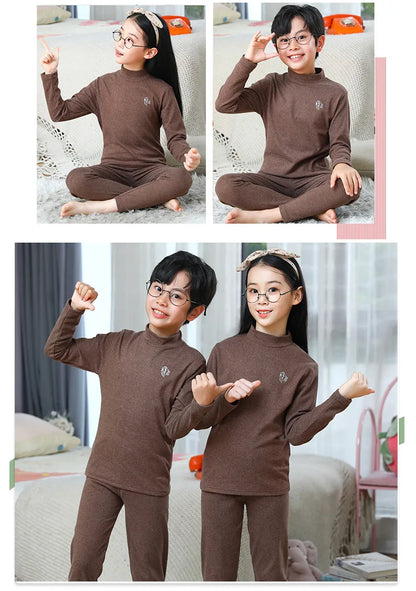 Kids Thermal Underwear Set – Autumn Winter Baby & Toddler Pajamas | Warm Sleepwear Clothing