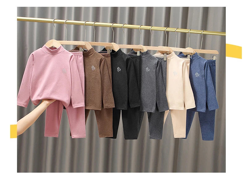Kids Thermal Underwear Set – Autumn Winter Baby & Toddler Pajamas | Warm Sleepwear Clothing