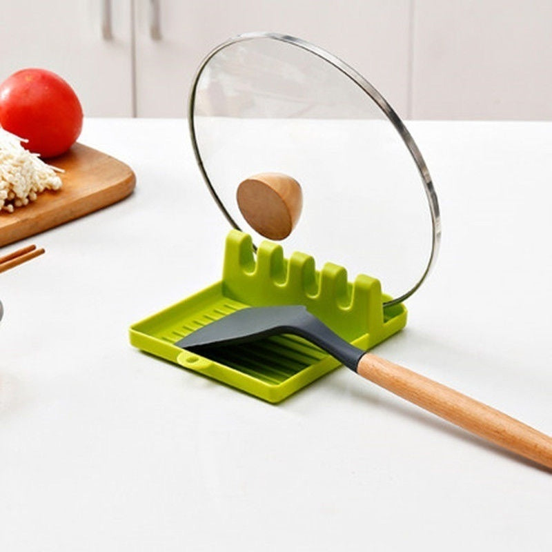 Kitchen Spoon Holder & Spatula Rack Organizer | Non-Slip Chopsticks Holder for Neat & Tidy Cooking Space
