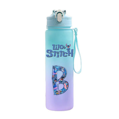 750ML Cartoon Lilo & Stitch Water Bottle – Large Capacity Portable Sport Bottle for Kids