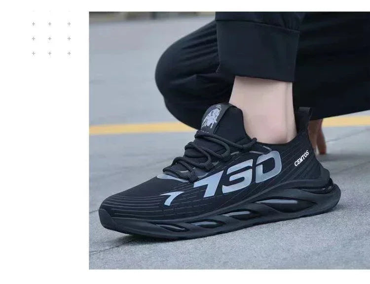 Men’s Slip-On Sneakers – Lightweight Casual Running Shoes, Breathable Walking & Training Tennis Shoes