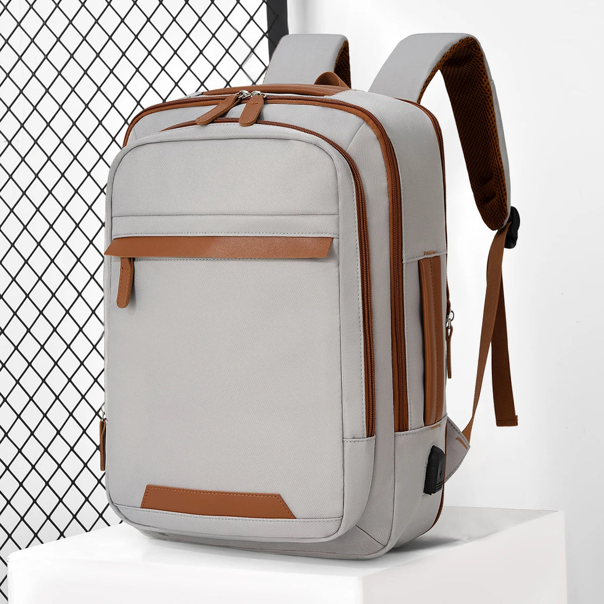 High-Quality USB Rechargeable Laptop Backpack – Waterproof Large Capacity Bag for Men, Women & Students
