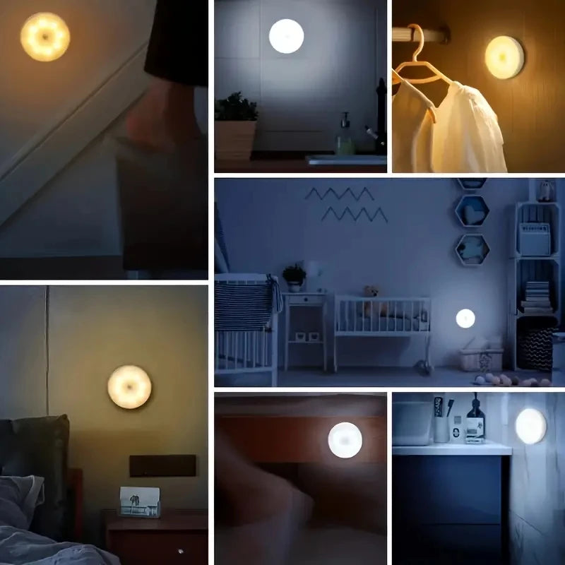 Motion-Activated Night Light – Wireless LED Lamp for Home & Hallways