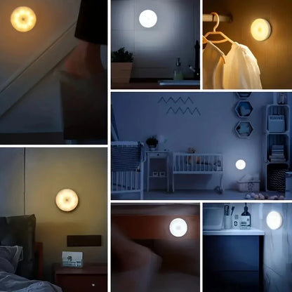 Motion-Activated Night Light – Wireless LED Lamp for Home & Hallways