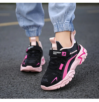 Kids Girls Running Shoes – Breathable, Non-Slip Sneakers for School, Sports & Outdoor Activities