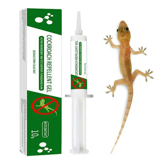 Gecko Repeller Outdoor Reptile Prevention Gel | Natural Lizard Repellent Fast-Acting Gecko Bait for Home, Lawn & Porch