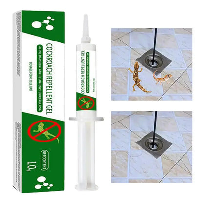Gecko Repeller Outdoor Reptile Prevention Gel | Natural Lizard Repellent Fast-Acting Gecko Bait for Home, Lawn & Porch