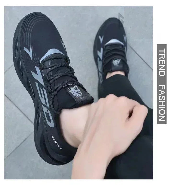Men’s Slip-On Sneakers – Lightweight Casual Running Shoes, Breathable Walking & Training Tennis Shoes