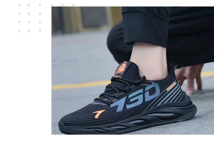 Men’s Slip-On Sneakers – Lightweight Casual Running Shoes, Breathable Walking & Training Tennis Shoes
