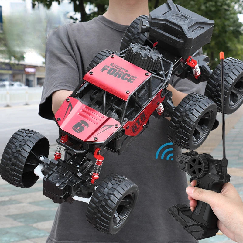 Six-Wheel Drive RC Car – Cross-Country Climbing Spray Racing Car for Kids & Adults