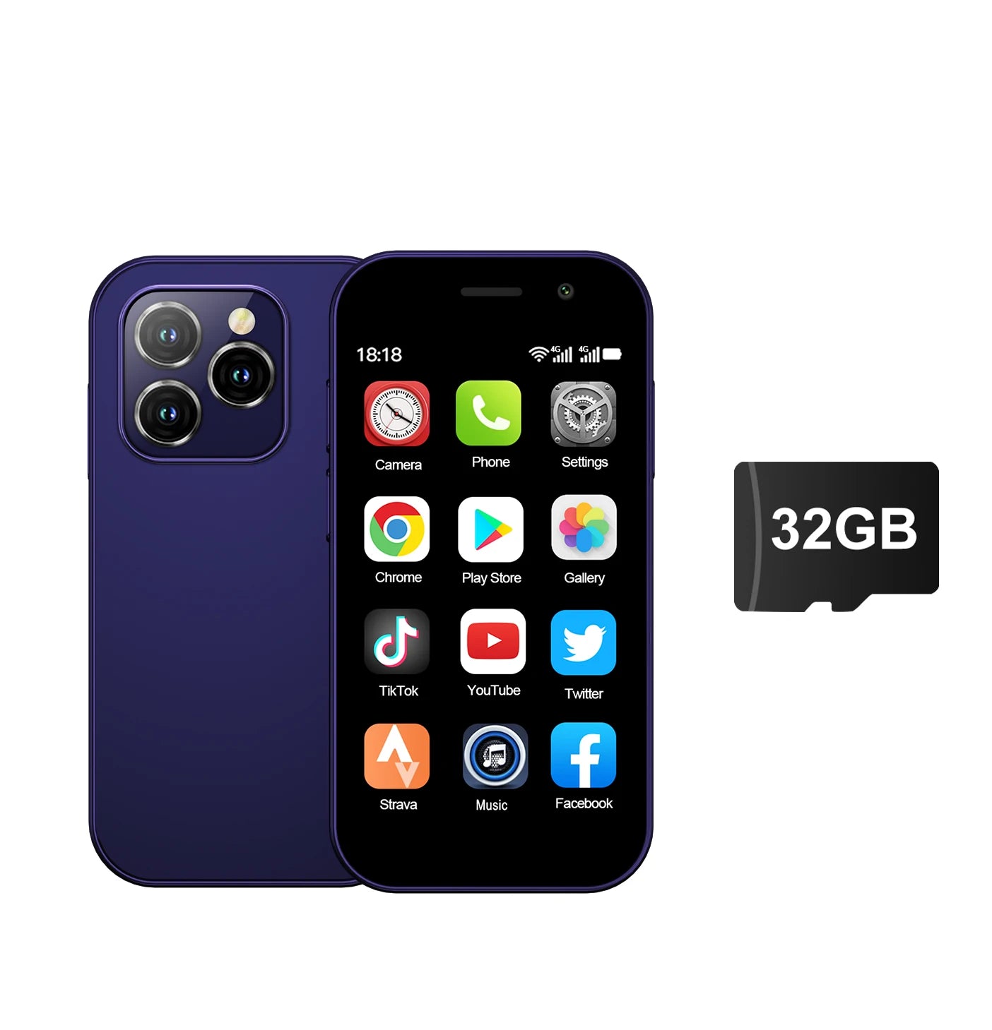 Mini Smartphone 4G LTE Android | Global GPS | 3" Display | 5MP Camera | WIFI | 2000mAh Battery