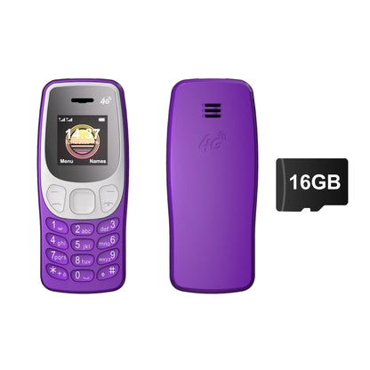 4G LTE Mini Mobile Phone – Dual SIM, Auto Redial, Call Recorder, Music Player, Blacklist Function