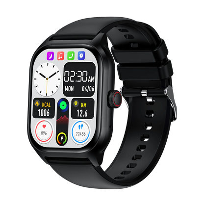 Smart Watch 2025 – Bluetooth Calling, Fitness Tracker & Music Control for Android & iOS