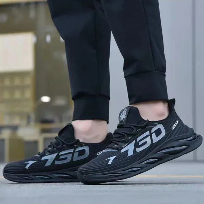 Men’s Slip-On Sneakers – Lightweight Casual Running Shoes, Breathable Walking & Training Tennis Shoes