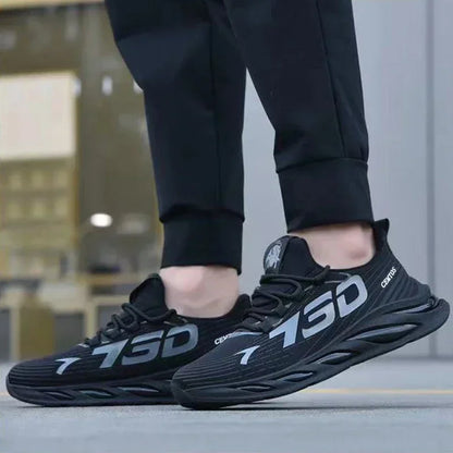 Men’s Slip-On Sneakers – Lightweight Casual Running Shoes, Breathable Walking & Training Tennis Shoes