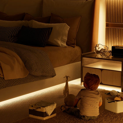 LED COB Light Strip with Touch Dimmer – USB Flexible Indoor Lighting for Room & Decor