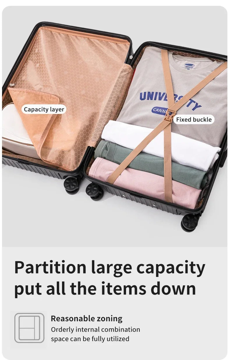 100% Aluminum Magnesium Alloy Travel Luggage – Trolley Carry-On & Checked Luggage 20", 22", 24", 26", 28" with Cup Holder