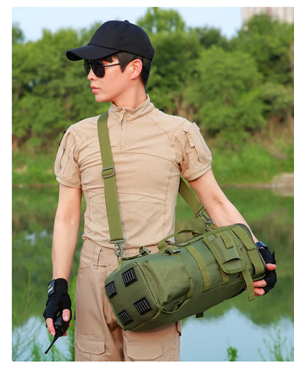Tactical Fishing Backpack – Multifunctional Tackle Bag with Rod Holders & Outdoor Storage for Camping, Hiking & Fishing