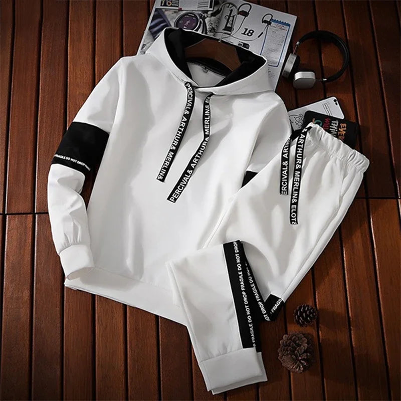 Men’s Casual Letter Print Hoodie – Long Sleeve Hip Hop Pullover Sweatshirt for Spring Sports & Streetwear  Description
