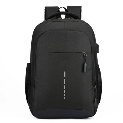Men’s Large Capacity Backpack – Simple Fashion Travel & Laptop Bag for Male/Female Students