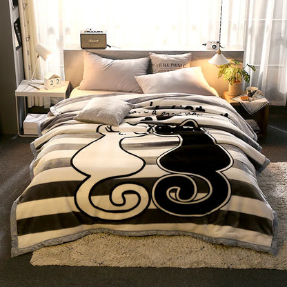 Ultra Soft Rose Throw Blanket – Cozy Heavy Microfiber Fleece for Bed, Sofa & Dormitory