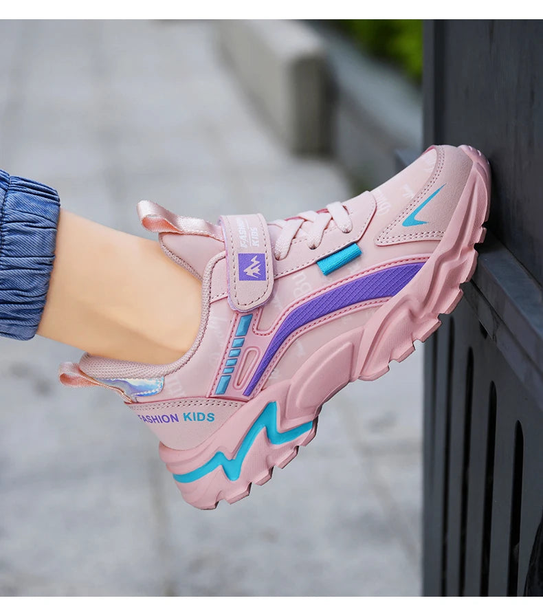 Kids Girls Running Shoes – Breathable, Non-Slip Sneakers for School, Sports & Outdoor Activities