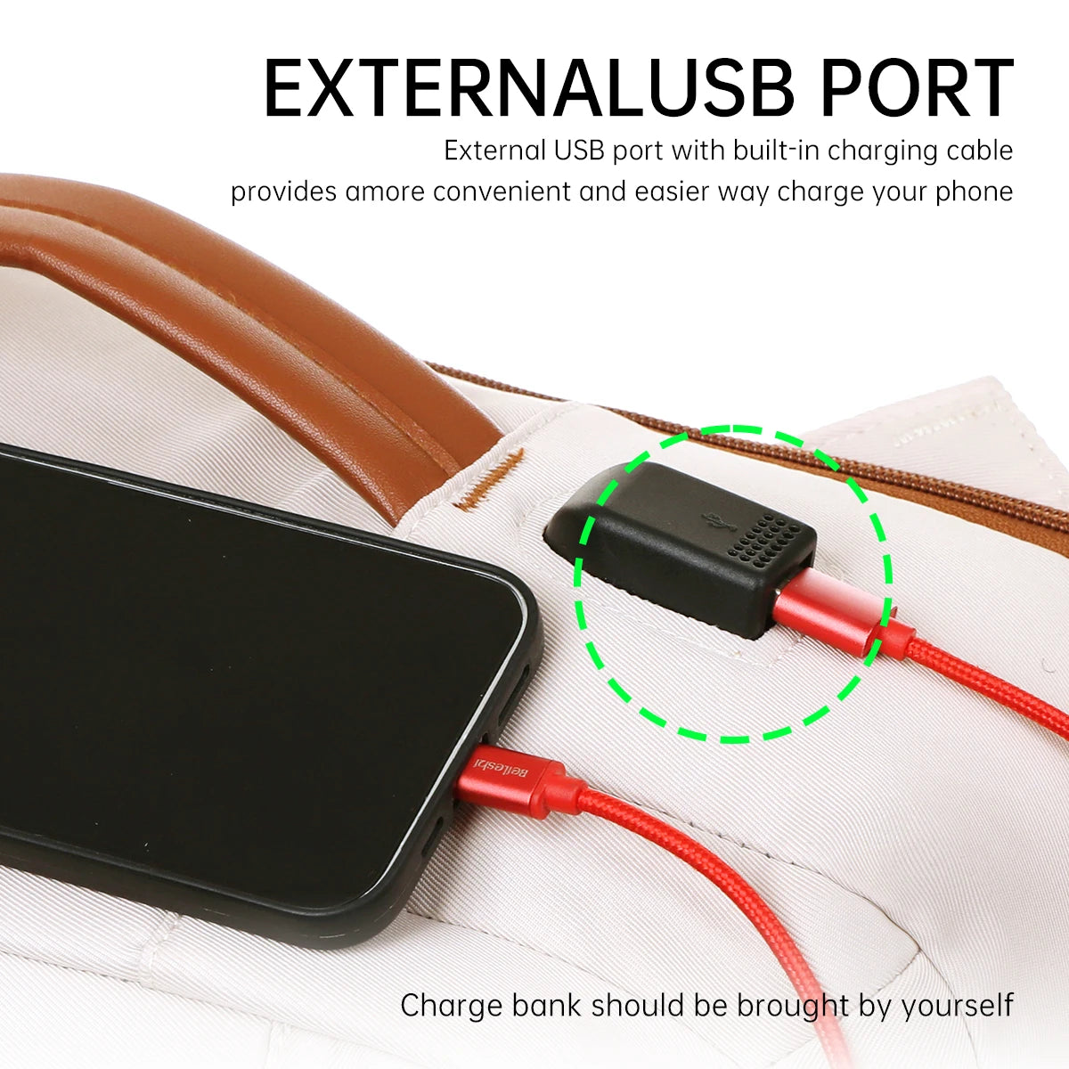 High-Quality USB Rechargeable Laptop Backpack – Waterproof Large Capacity Bag for Men, Women & Students