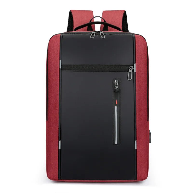 Waterproof Business Backpack for Men – USB Charging 15.6” Laptop Bag, Large Capacity School & Travel Backpack