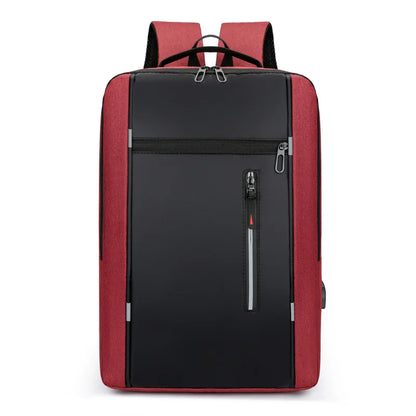 Waterproof Business Backpack for Men – USB Charging 15.6” Laptop Bag, Large Capacity School & Travel Backpack