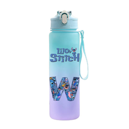 750ML Cartoon Lilo & Stitch Water Bottle – Large Capacity Portable Sport Bottle for Kids