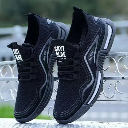 Men’s Slip-On Fashion Sneakers – Breathable Sport Running Shoes for Training, Gym & Walking