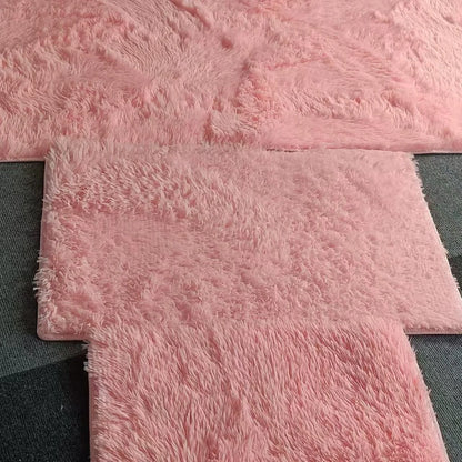 VIKAMA Silk Wool Rug – Soft Non-Slip Luxury Mat for Living Room & Bedroom