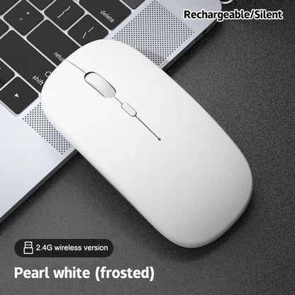 Portable Wireless Mouse Bluetooth 2.4GHz Dual Mode | Silent Ergonomic Mouse for Laptop, PC & MacBook