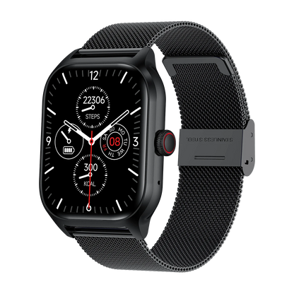 Smart Watch 2025 – Bluetooth Calling, Fitness Tracker & Music Control for Android & iOS