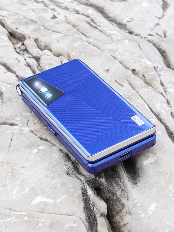 Flip Mobile Phone – Unlocked Clamshell Cellphone with MP3, Wireless FM, Torch & 4050mAh Long Battery
