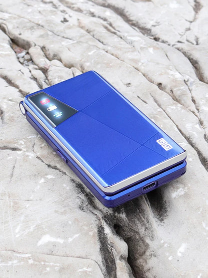 Flip Mobile Phone – Unlocked Clamshell Cellphone with MP3, Wireless FM, Torch & 4050mAh Long Battery
